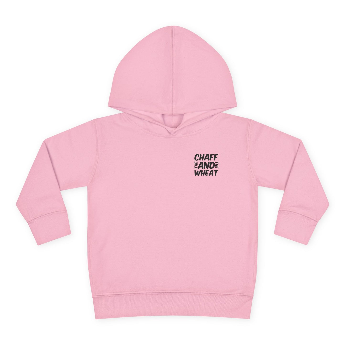 'I declare to you the gospel' - Back Text, Dark Lettered Edition - (7 Color Options) - Toddler Pullover Fleece Hoodie