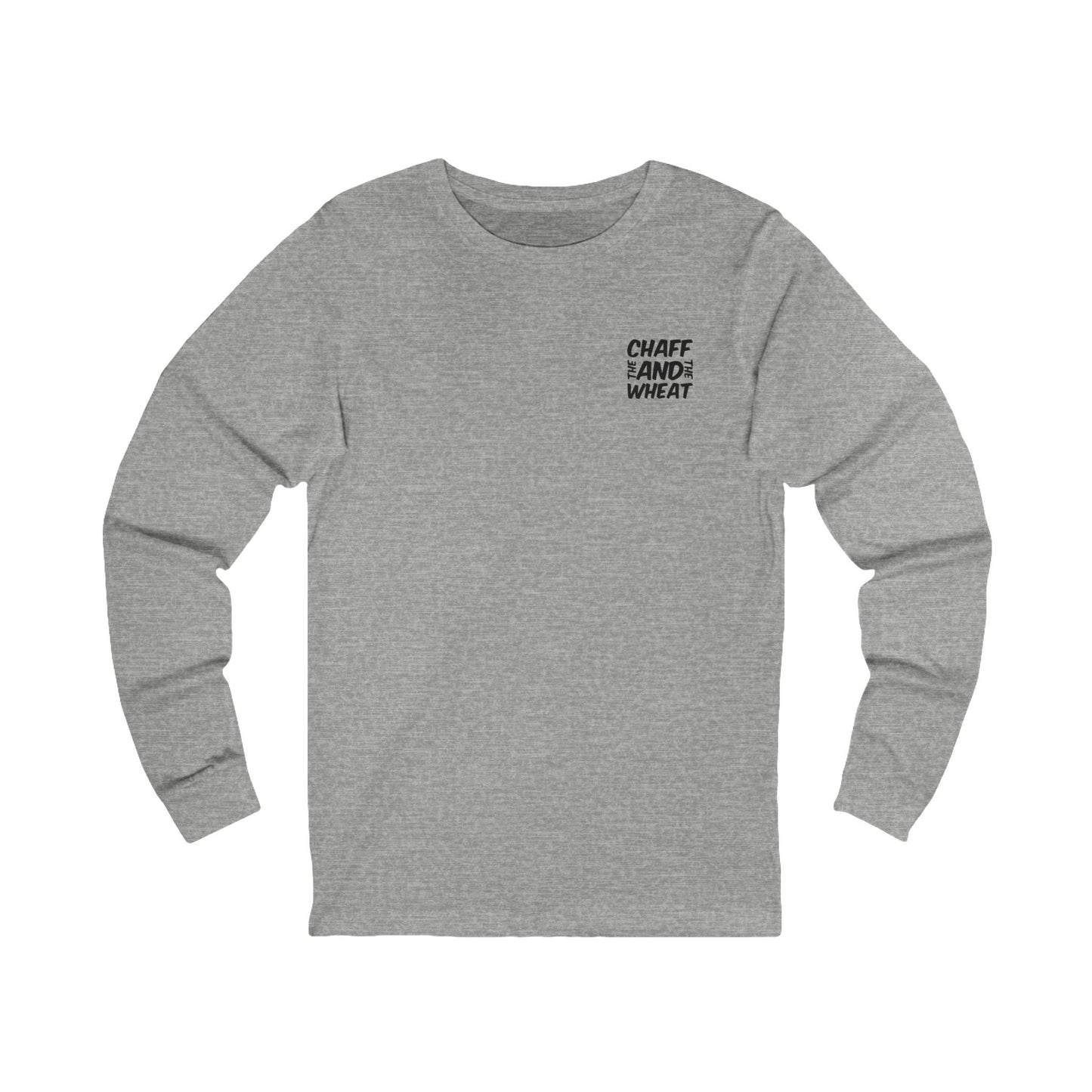 'I declare to you the gospel' - Back Text, Dark Lettered Edition - (2 Color Options) - Adult Unisex Jersey Long Sleeve Tee