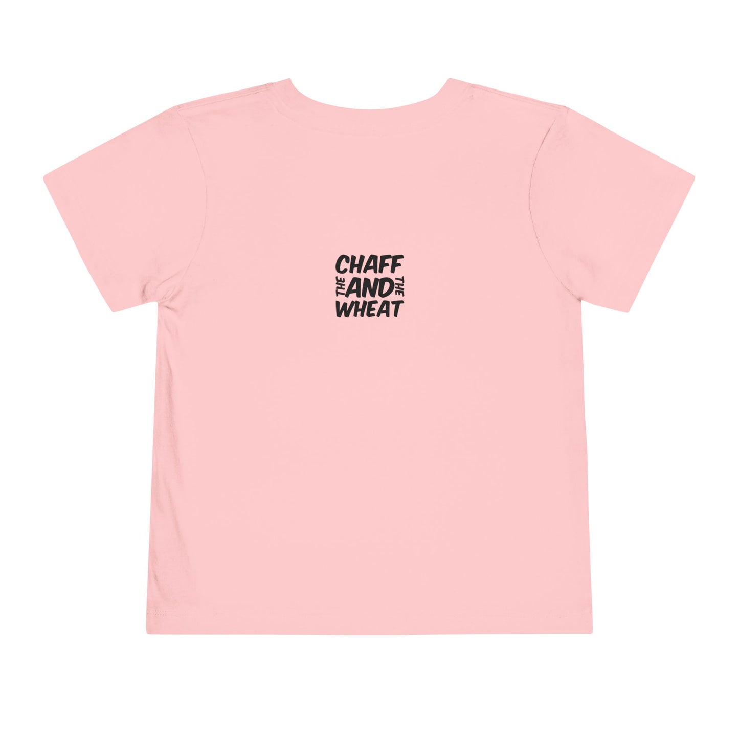 'I declare to you the gospel' - Front Text, Dark-Lettered Edition - (9 Color Options) - Toddler Short Sleeve Tee