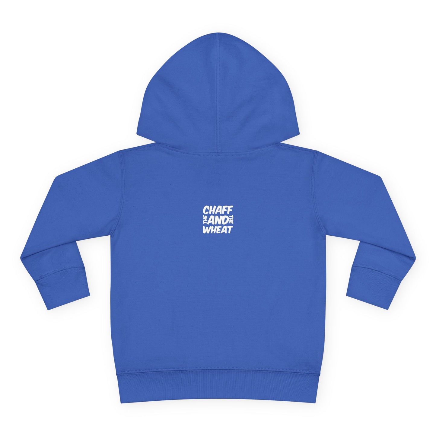 'I declare to you the gospel' - Front Text, Light Lettered Edition - (15 Color Options) - Toddler Pullover Fleece Hoodie