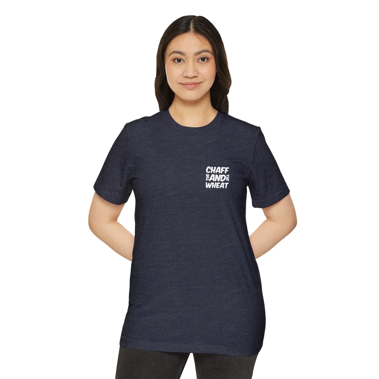 'I declare to you the gospel' - Back Text, Light-Lettered Edition - (5 Color Options) - Adult Unisex Recycled Organic T-Shirt