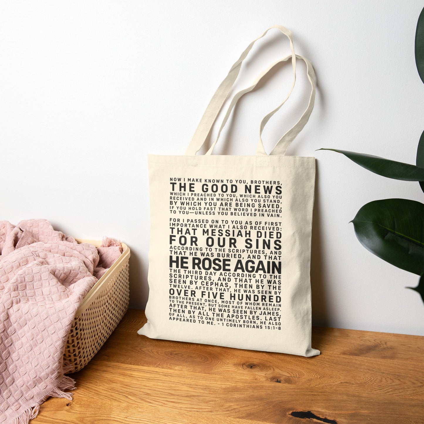 The Gospel - Canvas Tote Bag - (2 Colors)