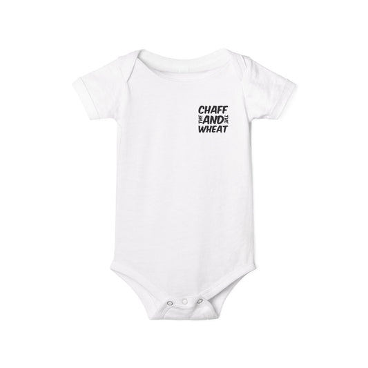'I declare to you the gospel' - Back Text, Dark Lettered Edition - (7 Color Options) - Infant Jersey One Piece