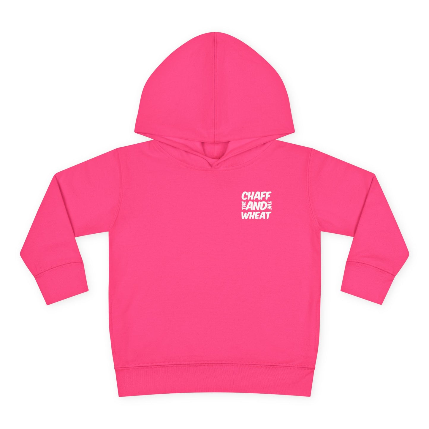 'I declare to you the gospel' - Back Text, Light Lettered Edition - (15 Color Options) - Toddler Pullover Fleece Hoodie