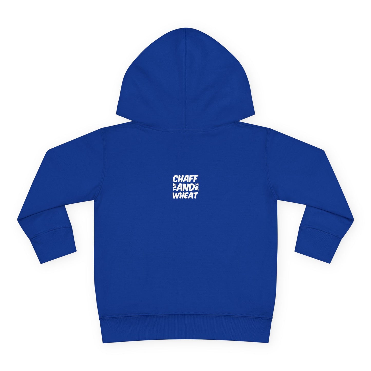 'I declare to you the gospel' - Front Text, Light Lettered Edition - (15 Color Options) - Toddler Pullover Fleece Hoodie