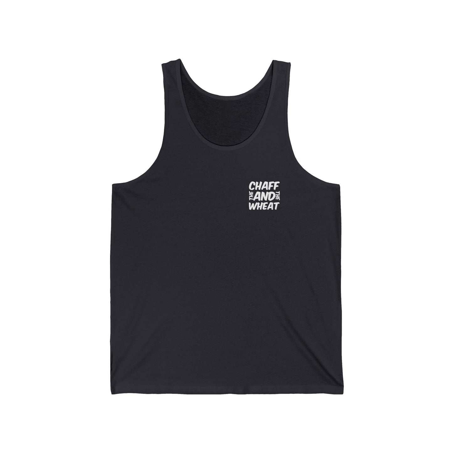 'I declare to you the gospel' - Back Text, Light Lettered Edition - (10 Color Options) - Adult Unisex Jersey Tank