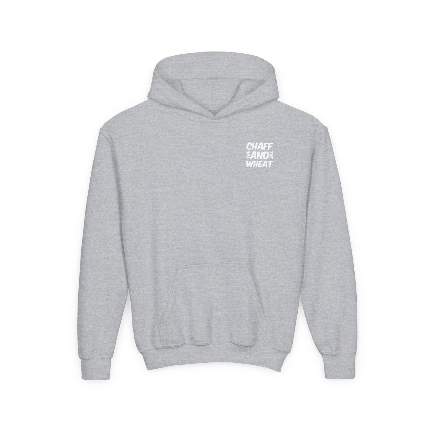 'I declare to you the gospel' - Light Lettered Edition - (14 Color Options) - Youth Heavy Blend Hoodie