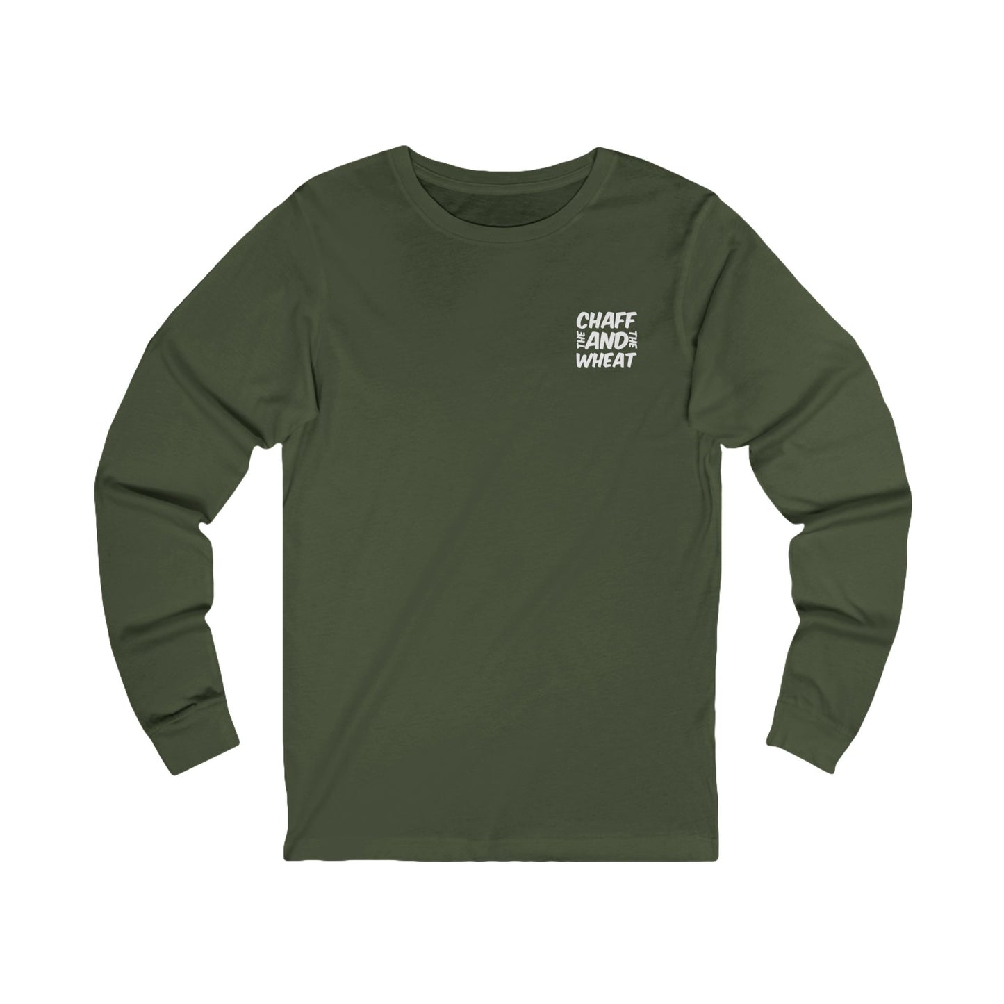 'I declare to you the gospel' - Back Text, Light Lettered Edition - (11 Color Options) - Adult Unisex Jersey Long Sleeve Tee