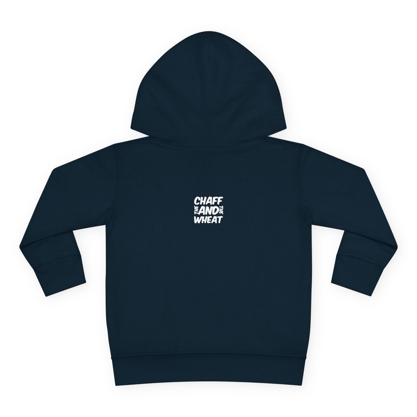 'I declare to you the gospel' - Front Text, Light Lettered Edition - (15 Color Options) - Toddler Pullover Fleece Hoodie