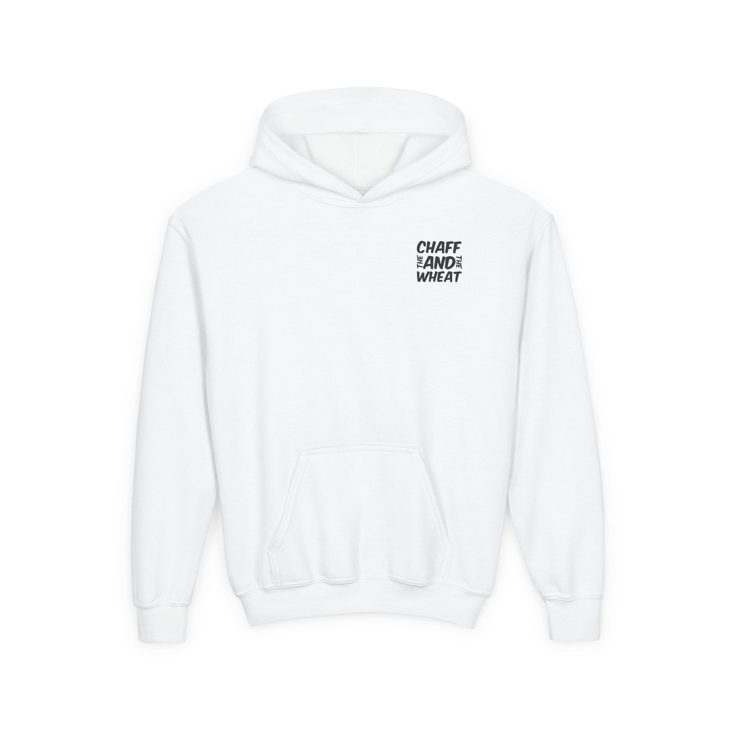 'I declare to you the gospel' - Dark Lettered Edition - (9 Color Options) - Youth Heavy Blend Hoodie