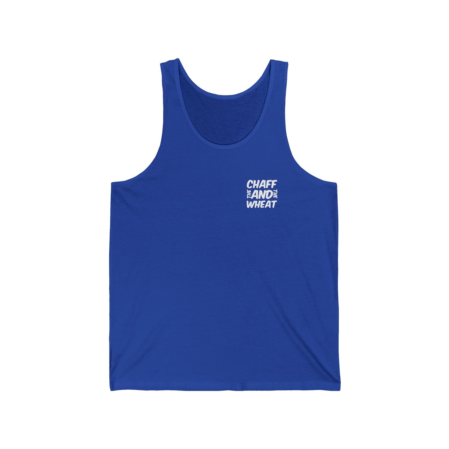 'I declare to you the gospel' - Back Text, Light Lettered Edition - (10 Color Options) - Adult Unisex Jersey Tank