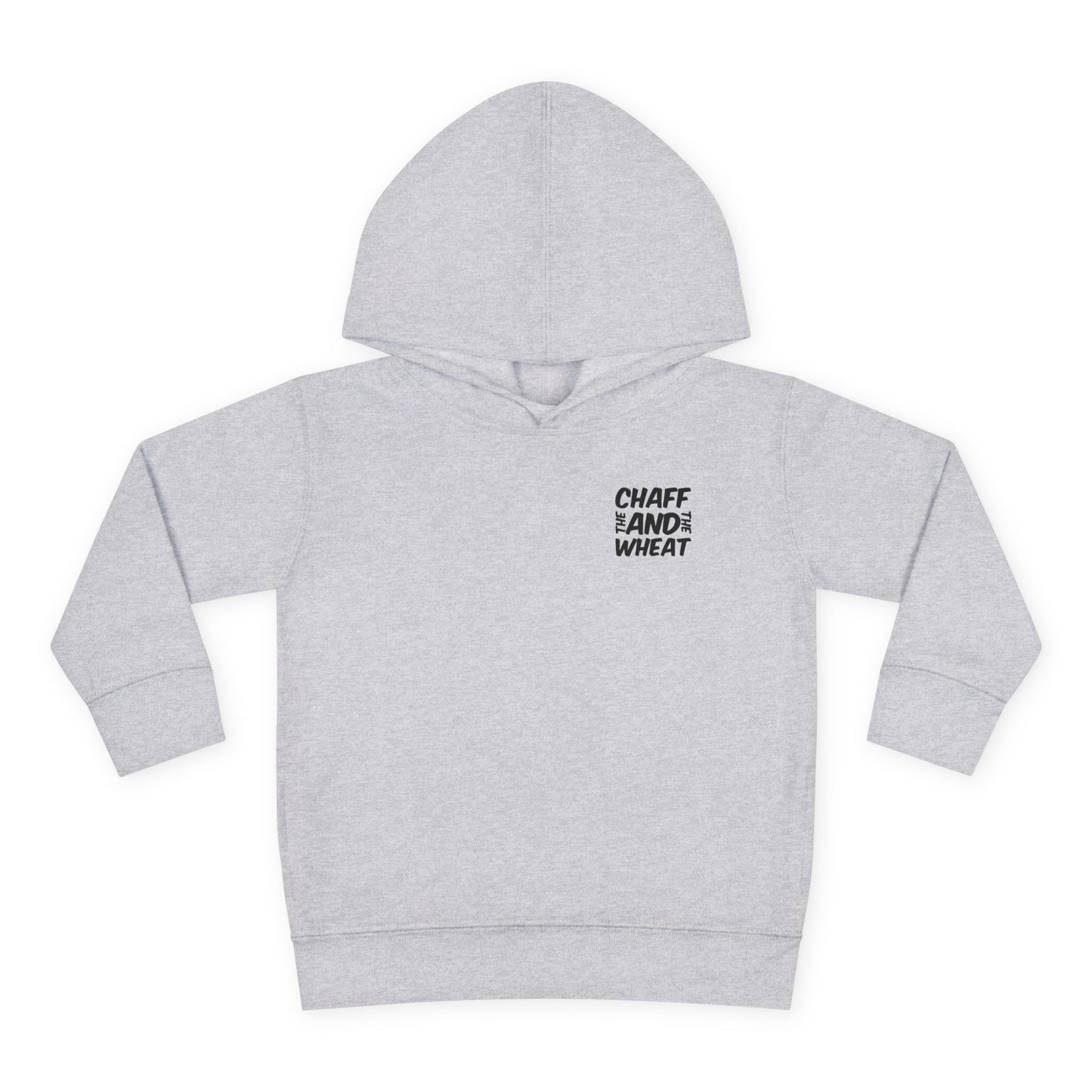 'I declare to you the gospel' - Back Text, Dark Lettered Edition - (7 Color Options) - Toddler Pullover Fleece Hoodie