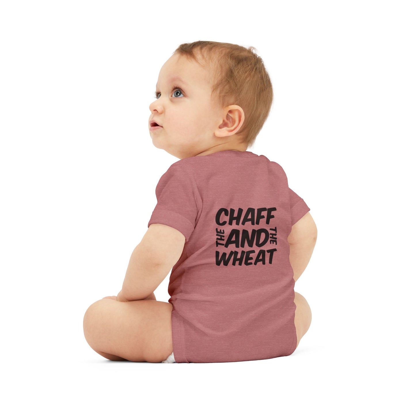 'I declare to you the gospel' - Front Text, Dark Lettered Edition - (7 Color Options) - Infant Jersey One Piece