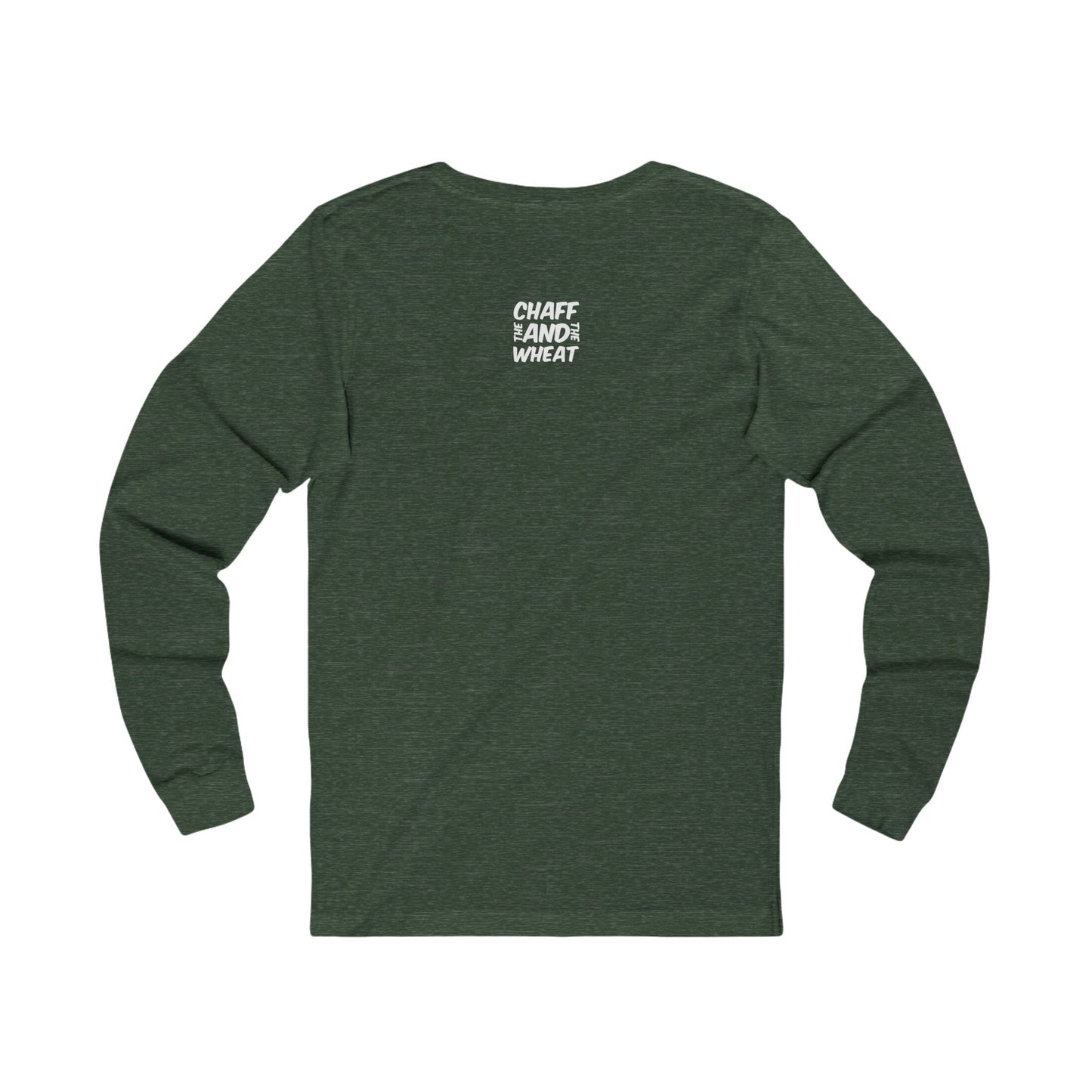 'I declare to you the gospel' - Front Text, Light Lettered Edition - (11 Color Options) - Adult Unisex Jersey Long Sleeve Tee