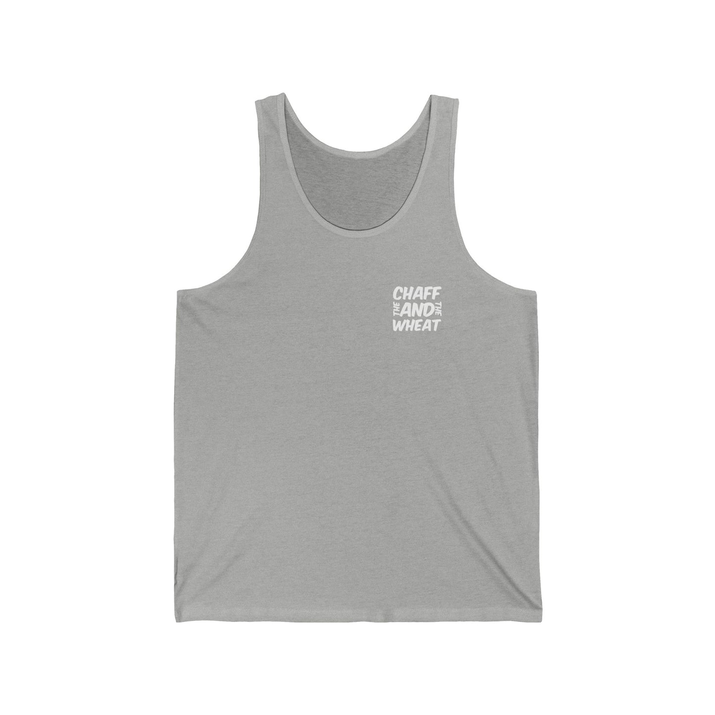 'I declare to you the gospel' - Back Text, Light Lettered Edition - (10 Color Options) - Adult Unisex Jersey Tank