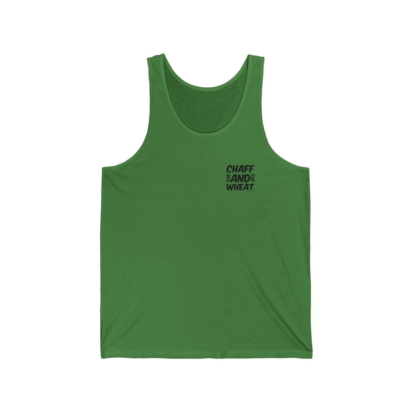 'I declare to you the gospel' - Back Text, Dark Lettered Edition - (4 Color Options) - Adult Unisex Jersey Tank