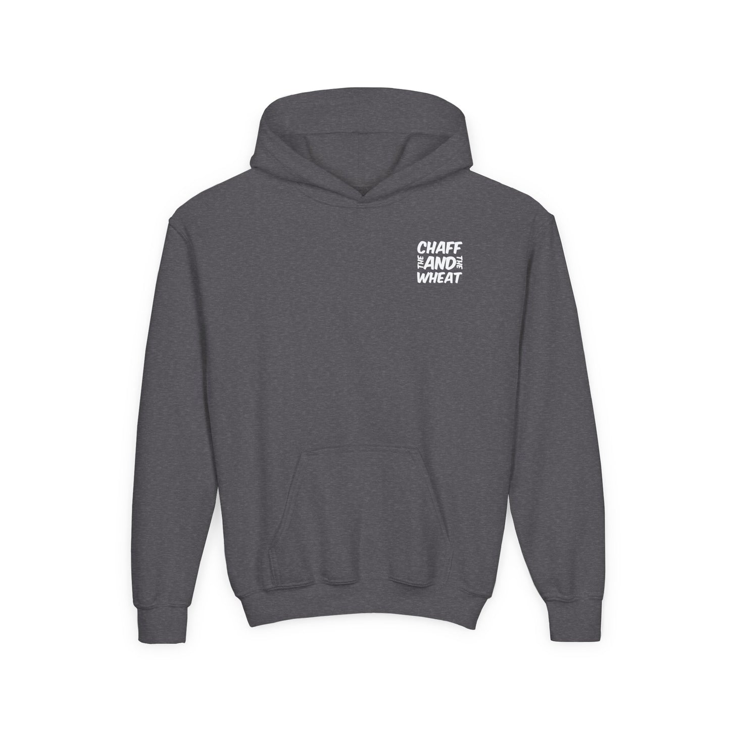 'I declare to you the gospel' - Light Lettered Edition - (14 Color Options) - Youth Heavy Blend Hoodie
