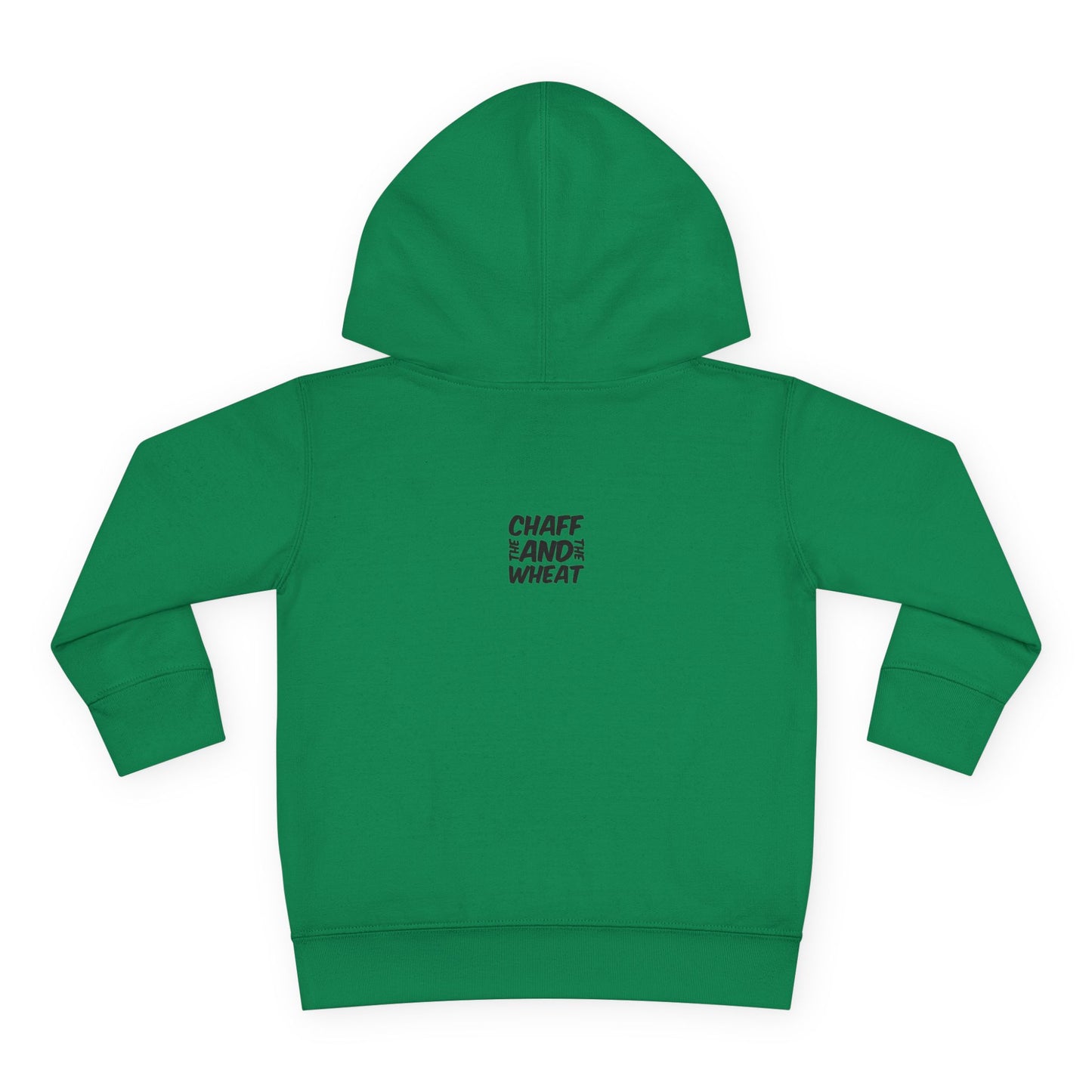 'I declare to you the gospel' - Front Text, Dark Lettered Edition - (7 Color Options) - Toddler Pullover Fleece Hoodie