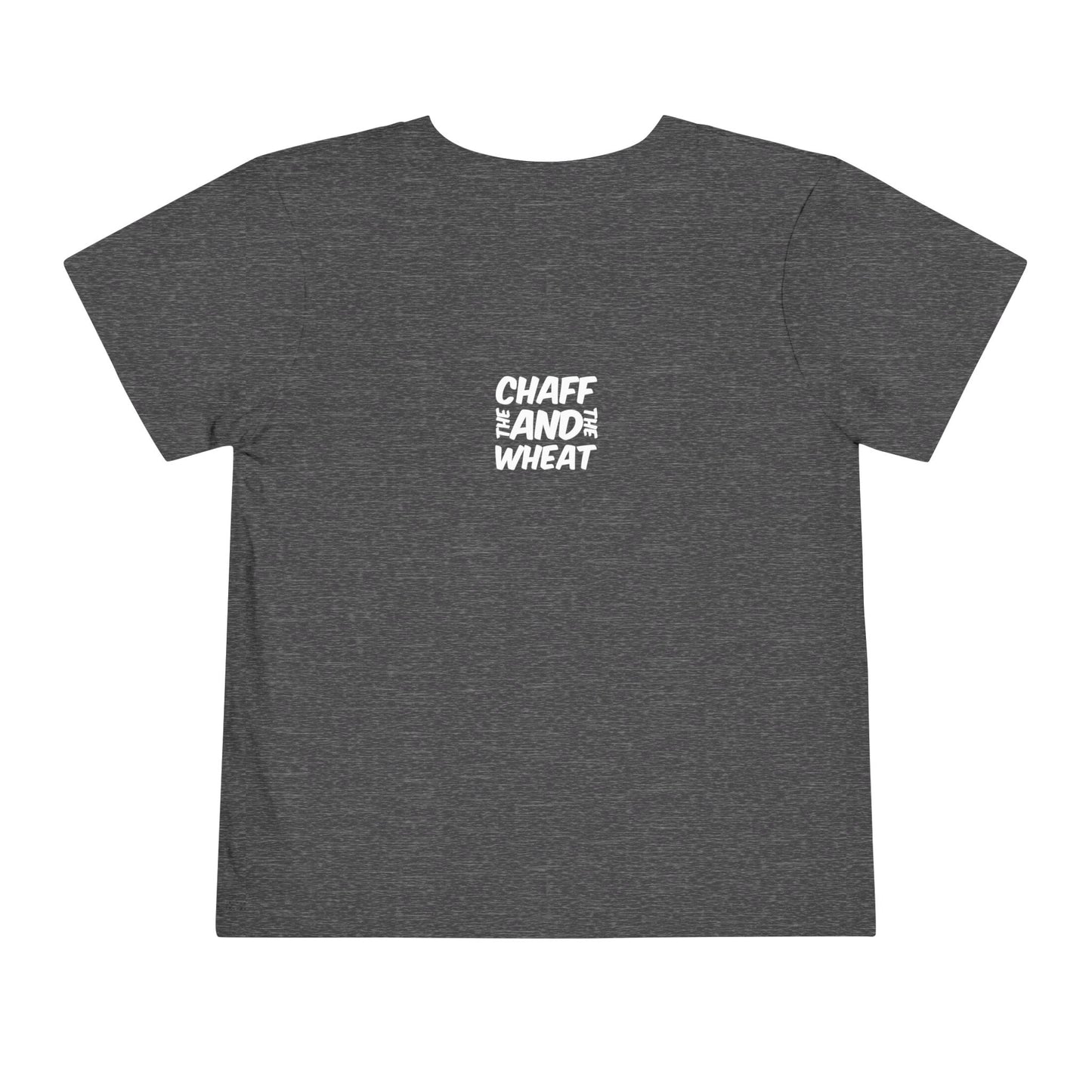'I declare to you the gospel' - Front Text, Light-Lettered Edition - (9 Color Options) - Toddler Short Sleeve Tee