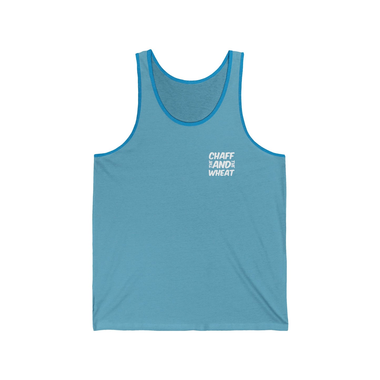 'I declare to you the gospel' - Back Text, Light Lettered Edition - (10 Color Options) - Adult Unisex Jersey Tank