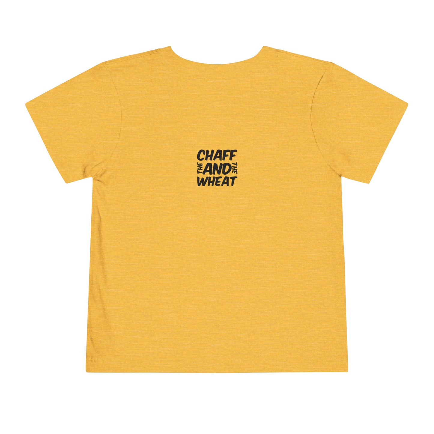 'I declare to you the gospel' - Front Text, Dark-Lettered Edition - (9 Color Options) - Toddler Short Sleeve Tee