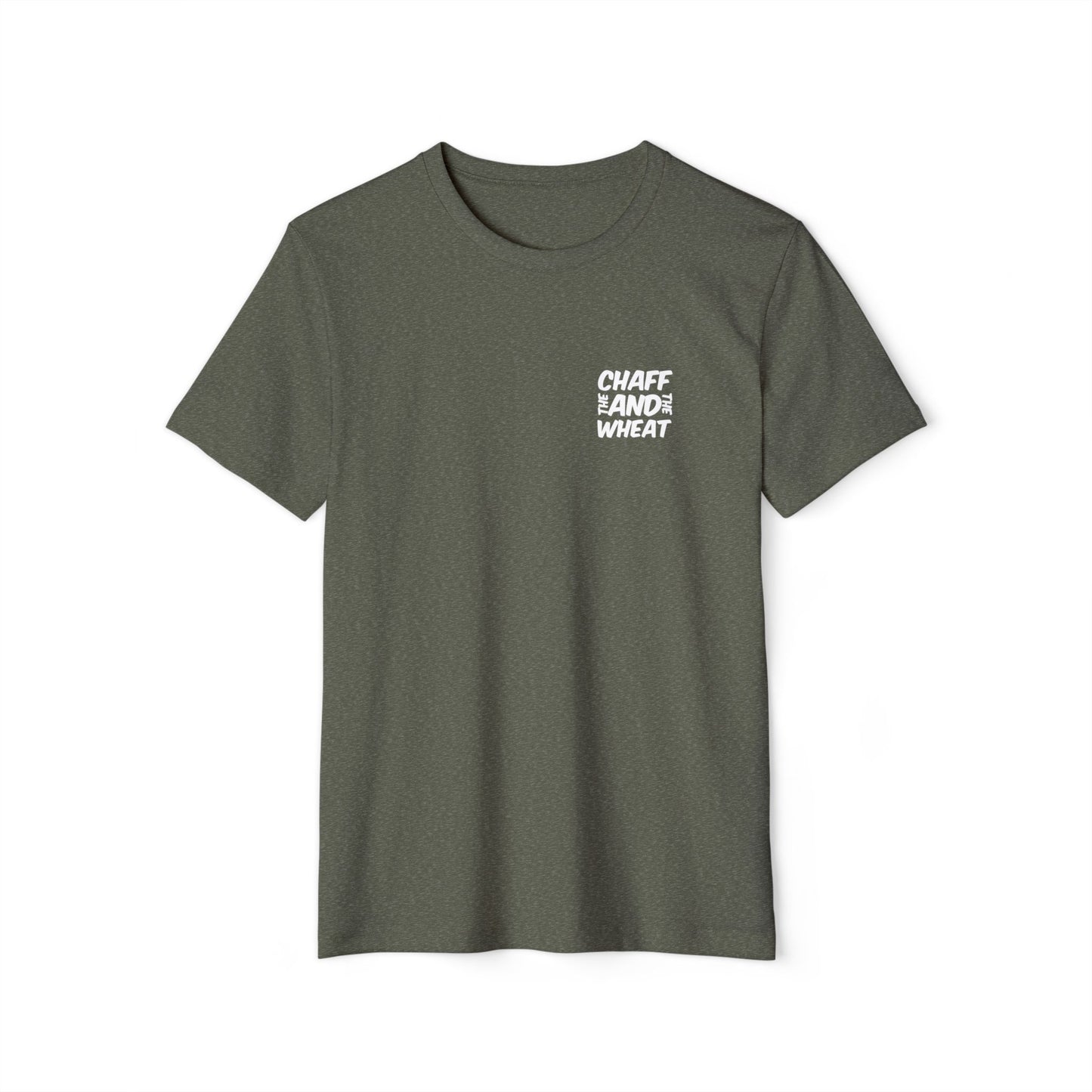 'I declare to you the gospel' - Back Text, Light-Lettered Edition - (5 Color Options) - Adult Unisex Recycled Organic T-Shirt