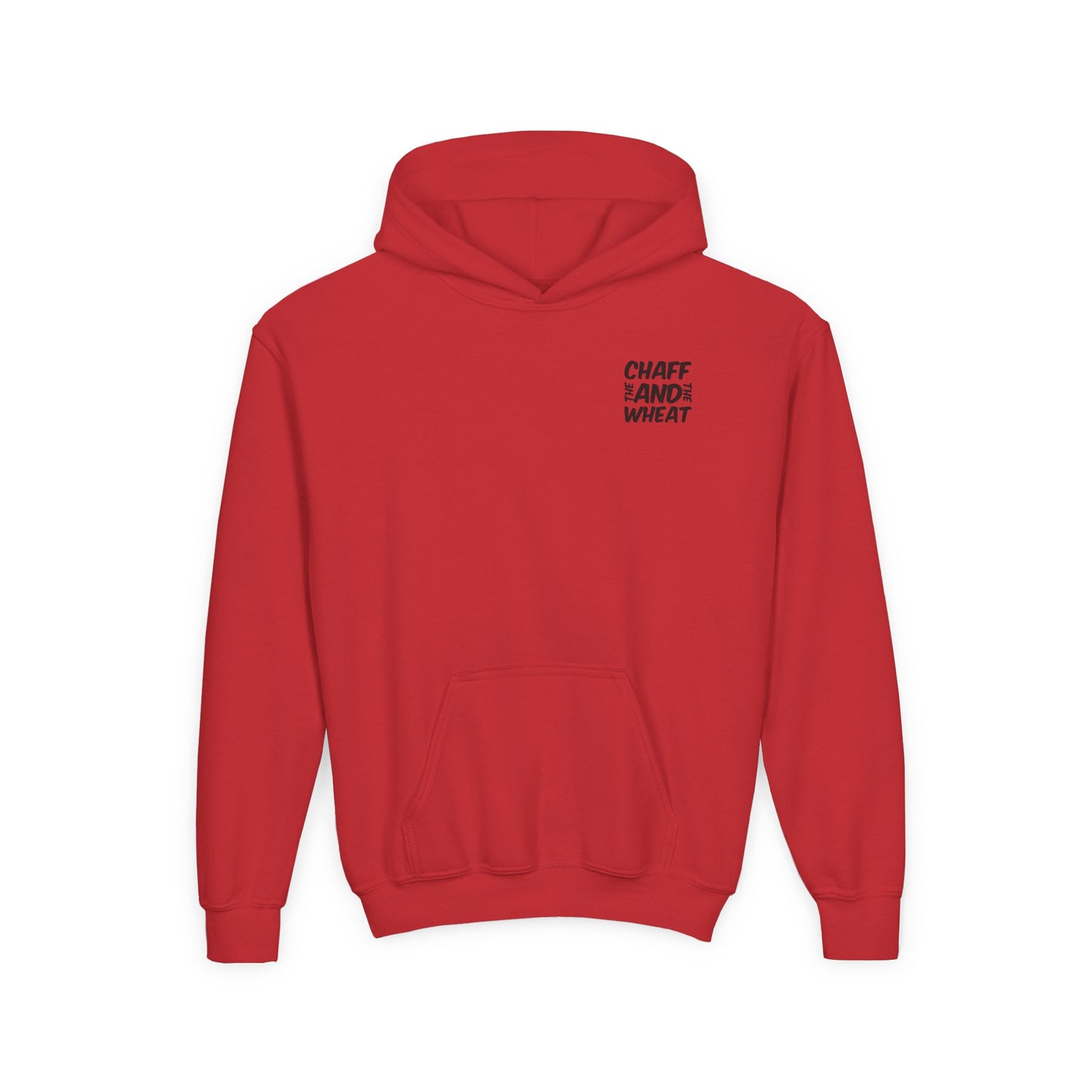 'I declare to you the gospel' - Dark Lettered Edition - (9 Color Options) - Youth Heavy Blend Hoodie