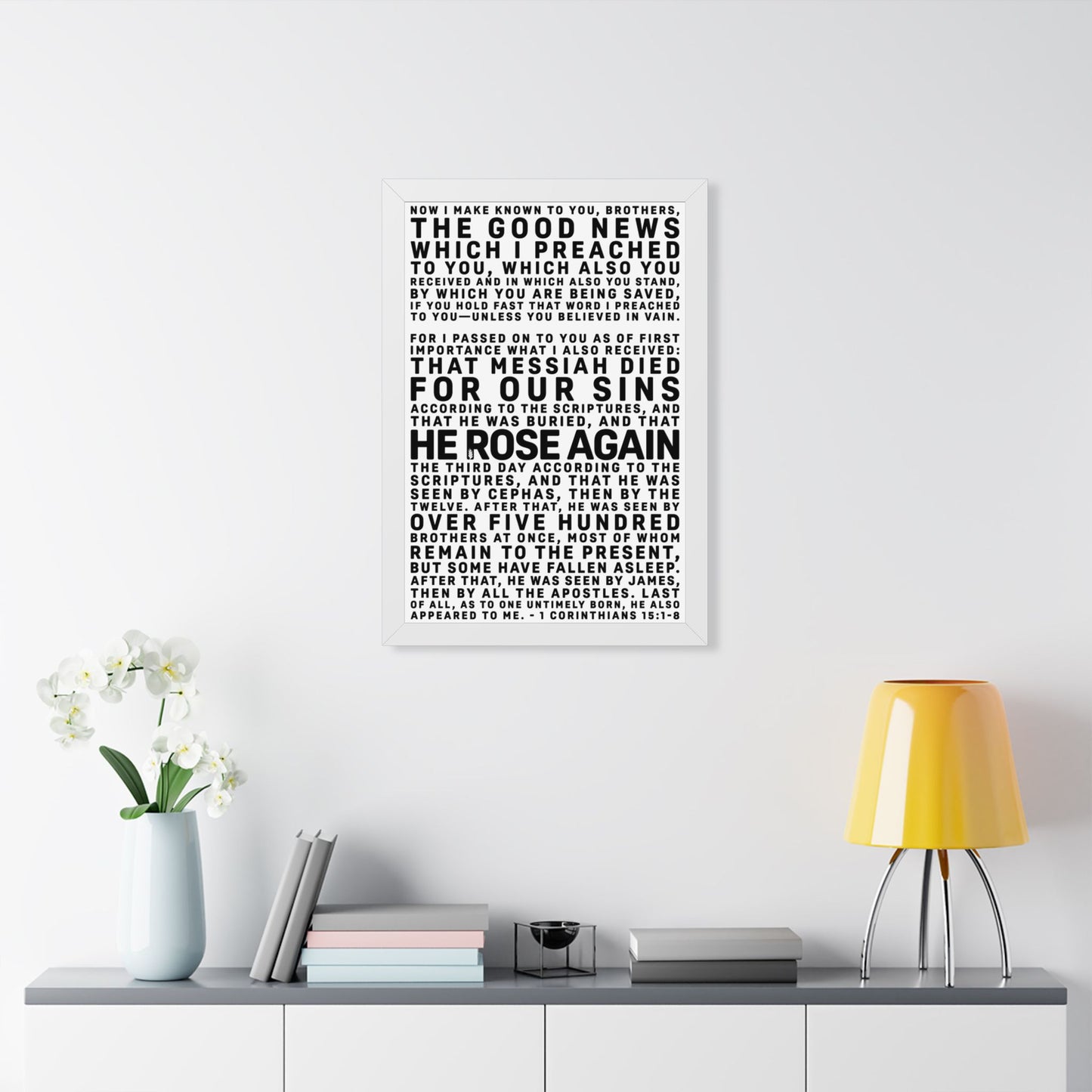 The Gospel - Framed Poster - (4 Sizes // 3 Frame Colors)