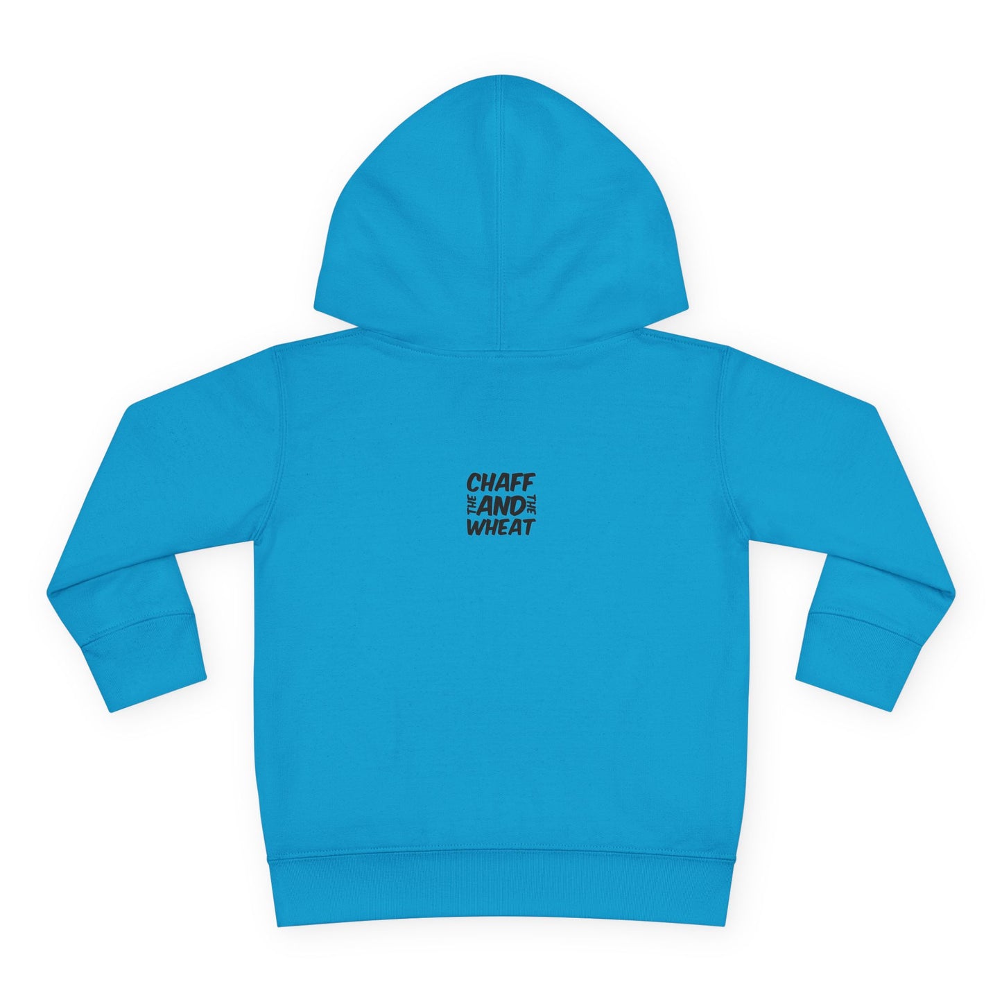 'I declare to you the gospel' - Front Text, Dark Lettered Edition - (7 Color Options) - Toddler Pullover Fleece Hoodie