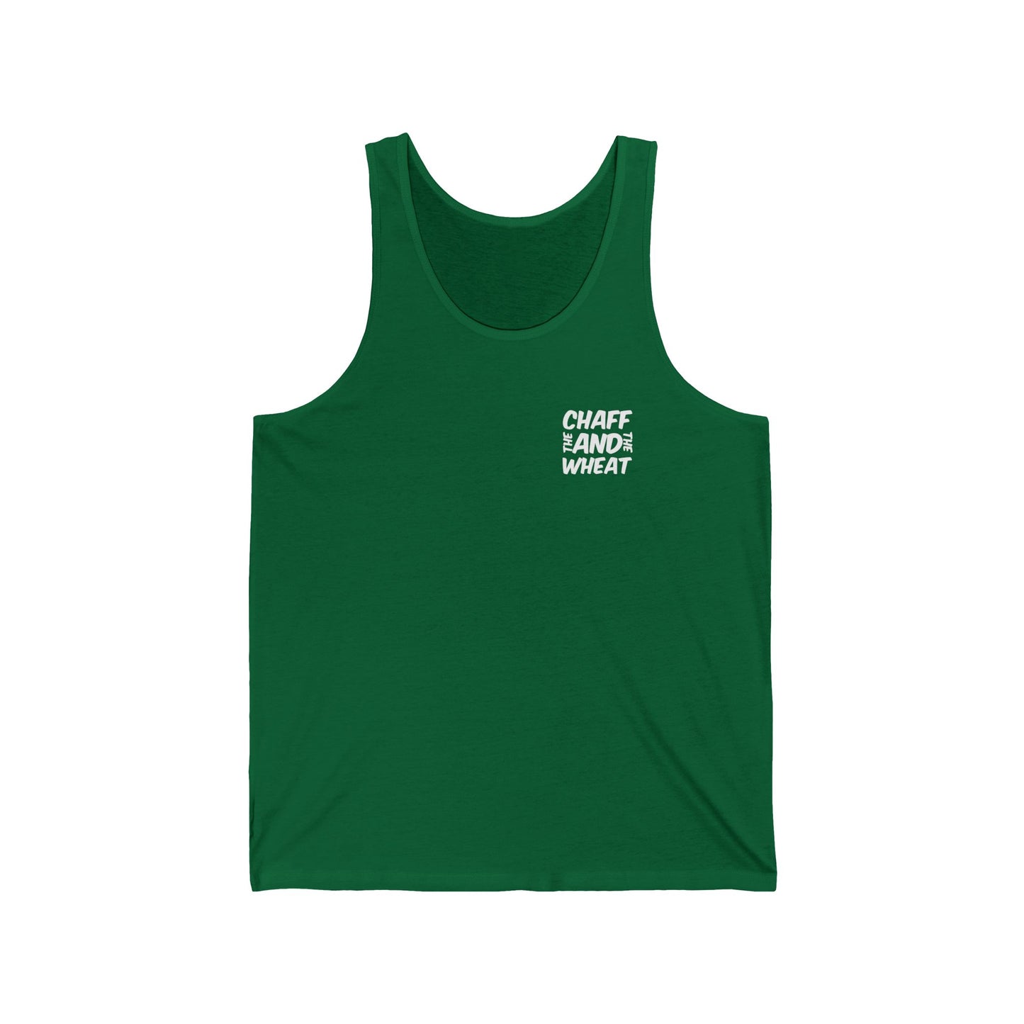 'I declare to you the gospel' - Back Text, Light Lettered Edition - (10 Color Options) - Adult Unisex Jersey Tank