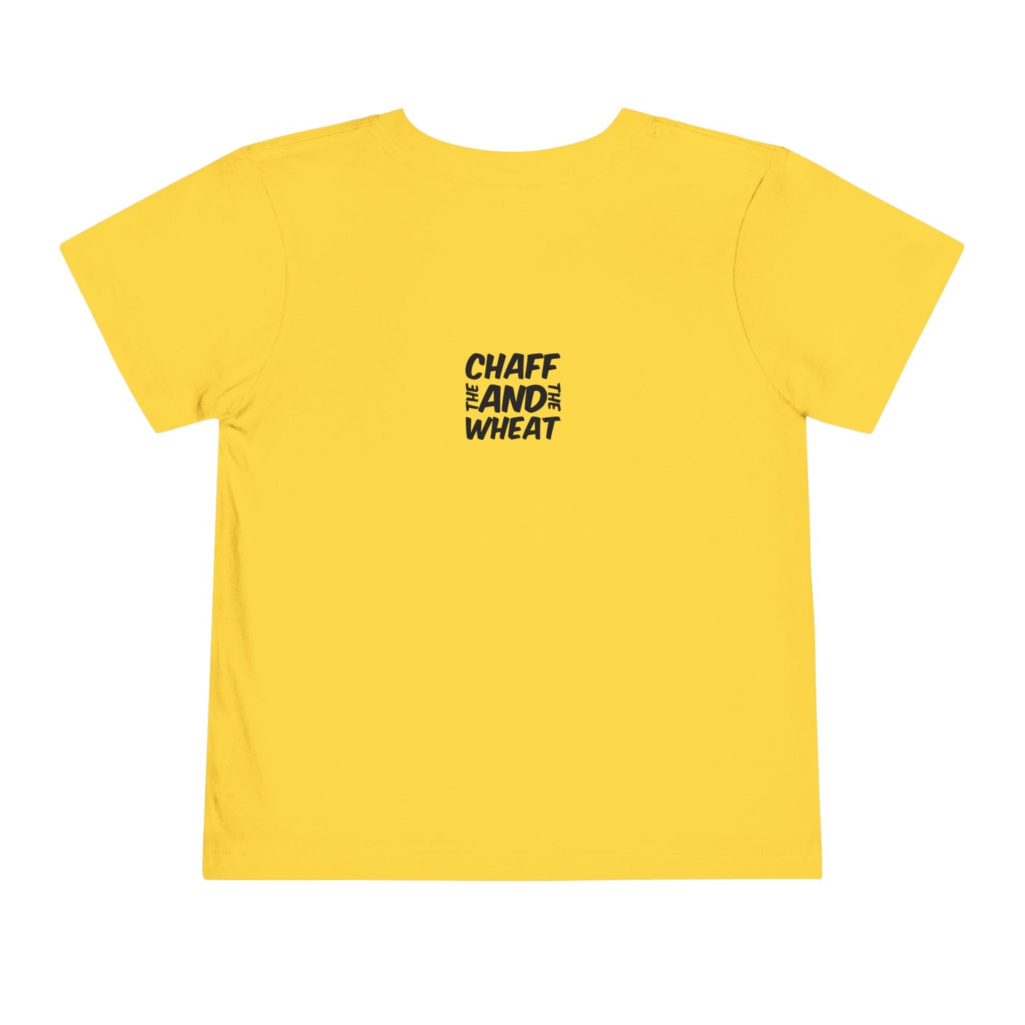 'I declare to you the gospel' - Front Text, Dark-Lettered Edition - (9 Color Options) - Toddler Short Sleeve Tee