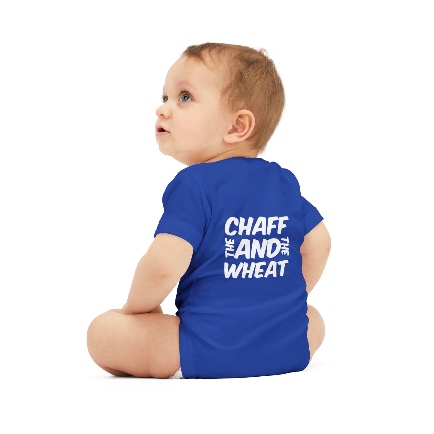 'I declare to you the gospel' - Front Text, Light Lettered Edition - (8 Color Options) - Infant Jersey One Piece