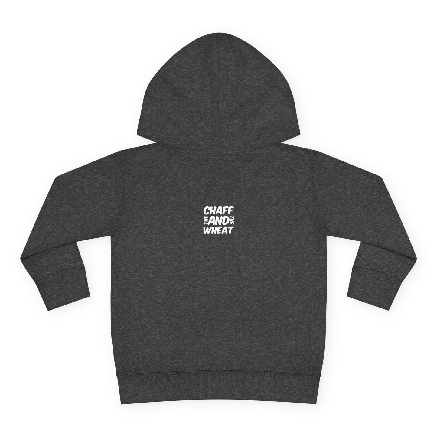 'I declare to you the gospel' - Front Text, Light Lettered Edition - (15 Color Options) - Toddler Pullover Fleece Hoodie