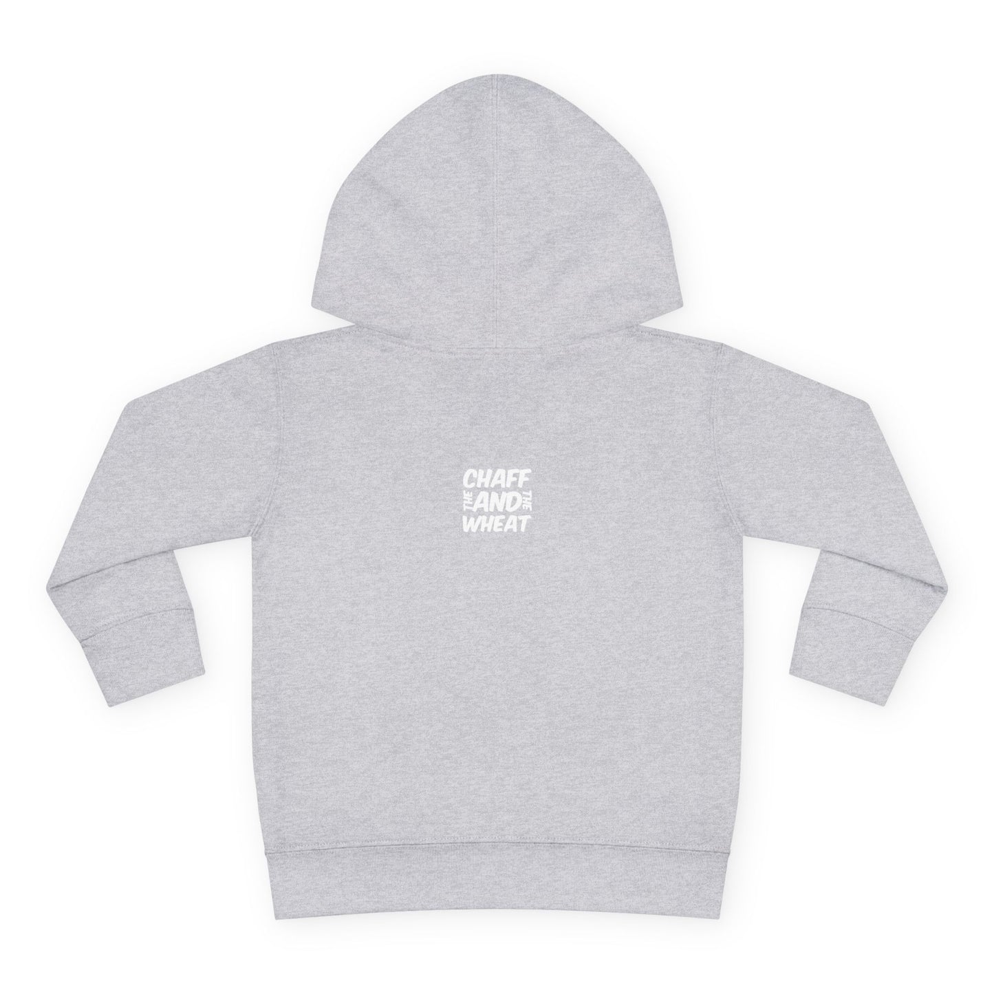'I declare to you the gospel' - Front Text, Light Lettered Edition - (15 Color Options) - Toddler Pullover Fleece Hoodie