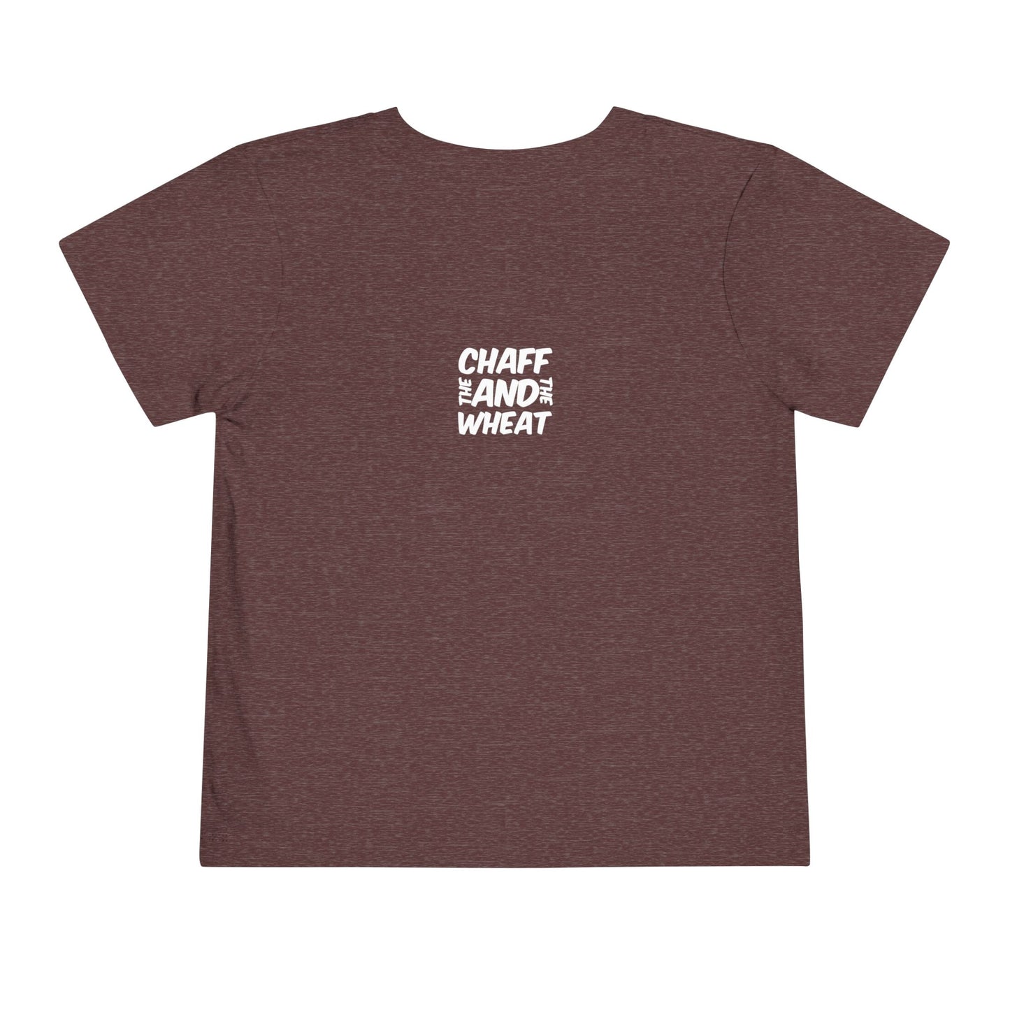 'I declare to you the gospel' - Front Text, Light-Lettered Edition - (9 Color Options) - Toddler Short Sleeve Tee