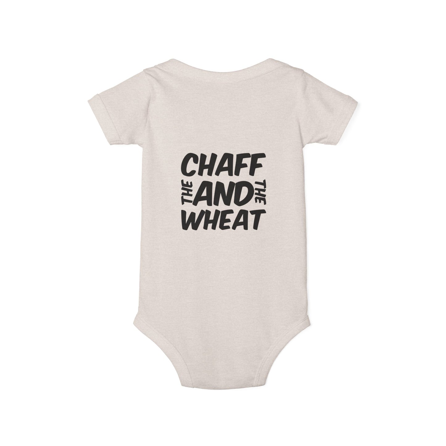 'I declare to you the gospel' - Front Text, Dark Lettered Edition - (7 Color Options) - Infant Jersey One Piece