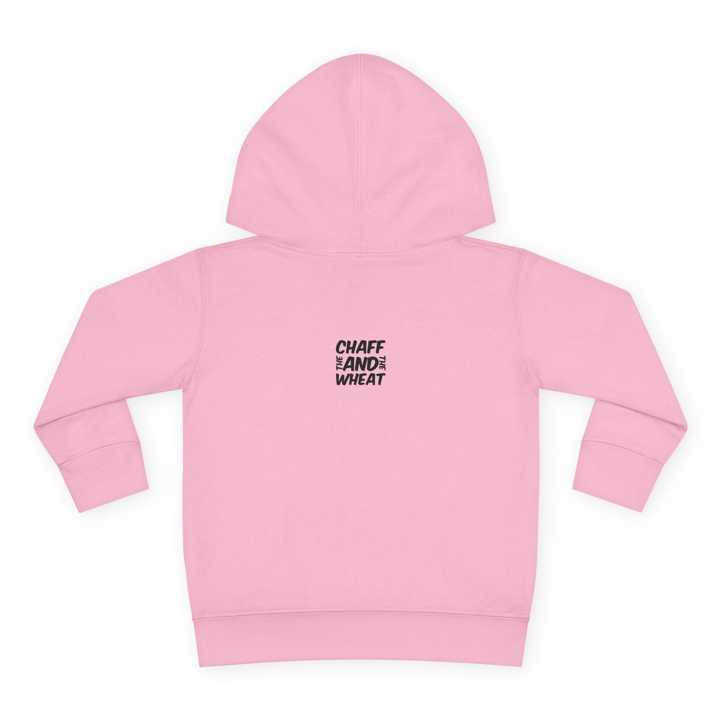'I declare to you the gospel' - Front Text, Dark Lettered Edition - (7 Color Options) - Toddler Pullover Fleece Hoodie