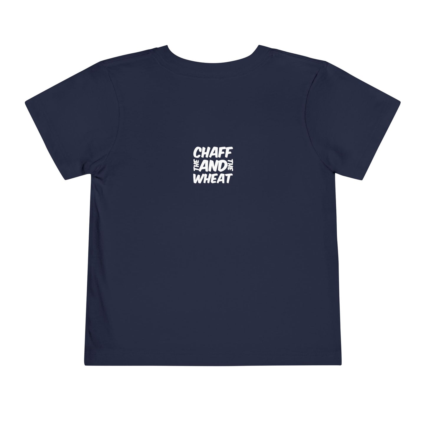 'I declare to you the gospel' - Front Text, Light-Lettered Edition - (9 Color Options) - Toddler Short Sleeve Tee
