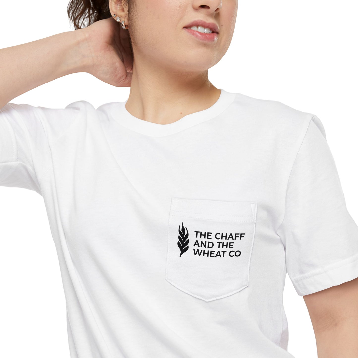 The Gospel - Adult Unisex Pocket Tee - Back Text, Dark-Lettered Edition - (4 Colors)
