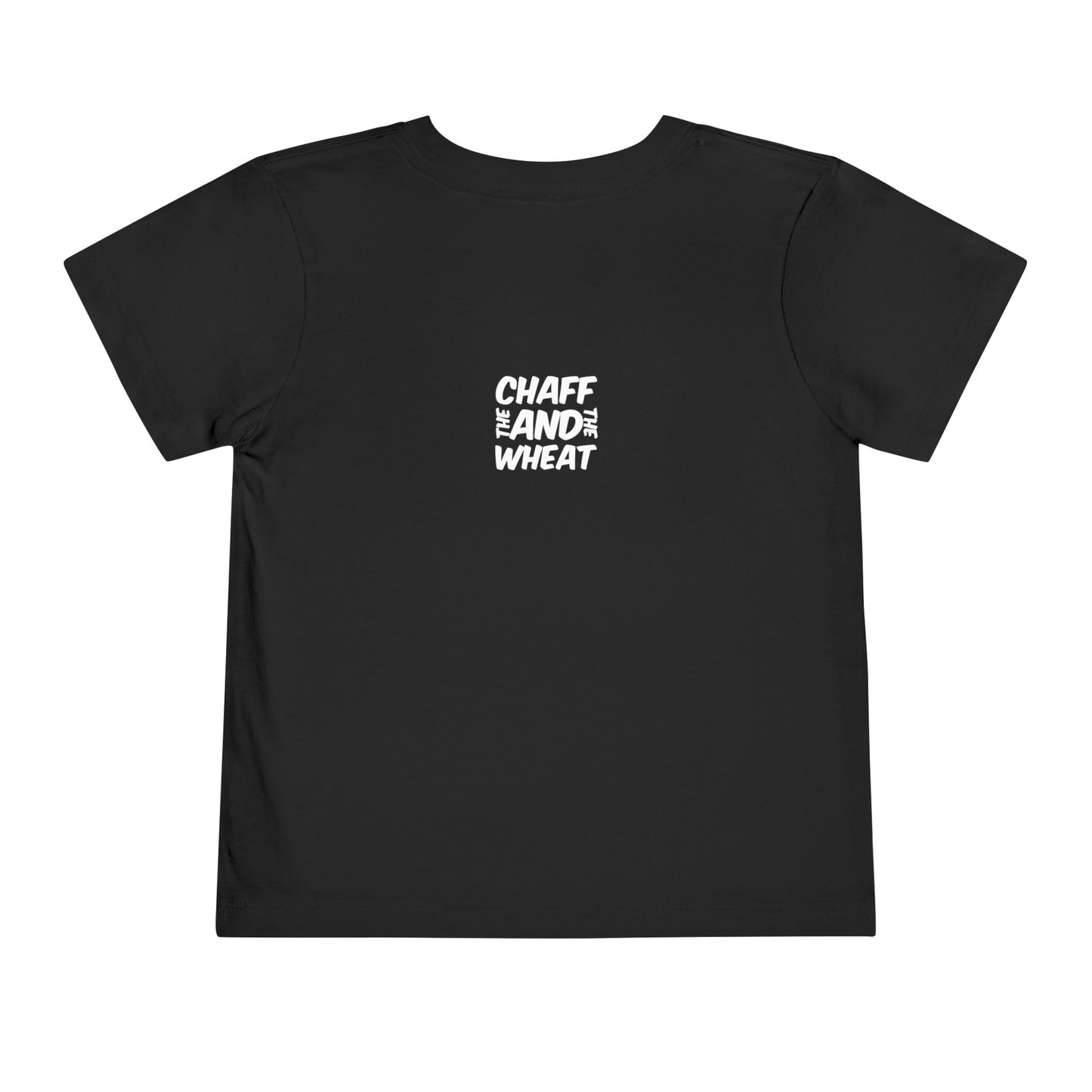 'I declare to you the gospel' - Front Text, Light-Lettered Edition - (9 Color Options) - Toddler Short Sleeve Tee