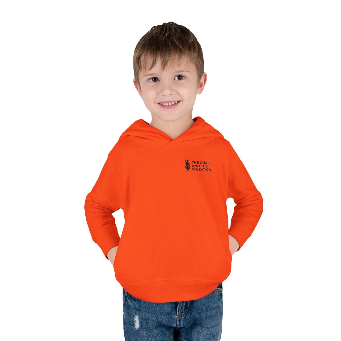 The Gospel - Toddler Pullover Hoodie - Back Text, Dark Lettered Edition - (13 Colors)