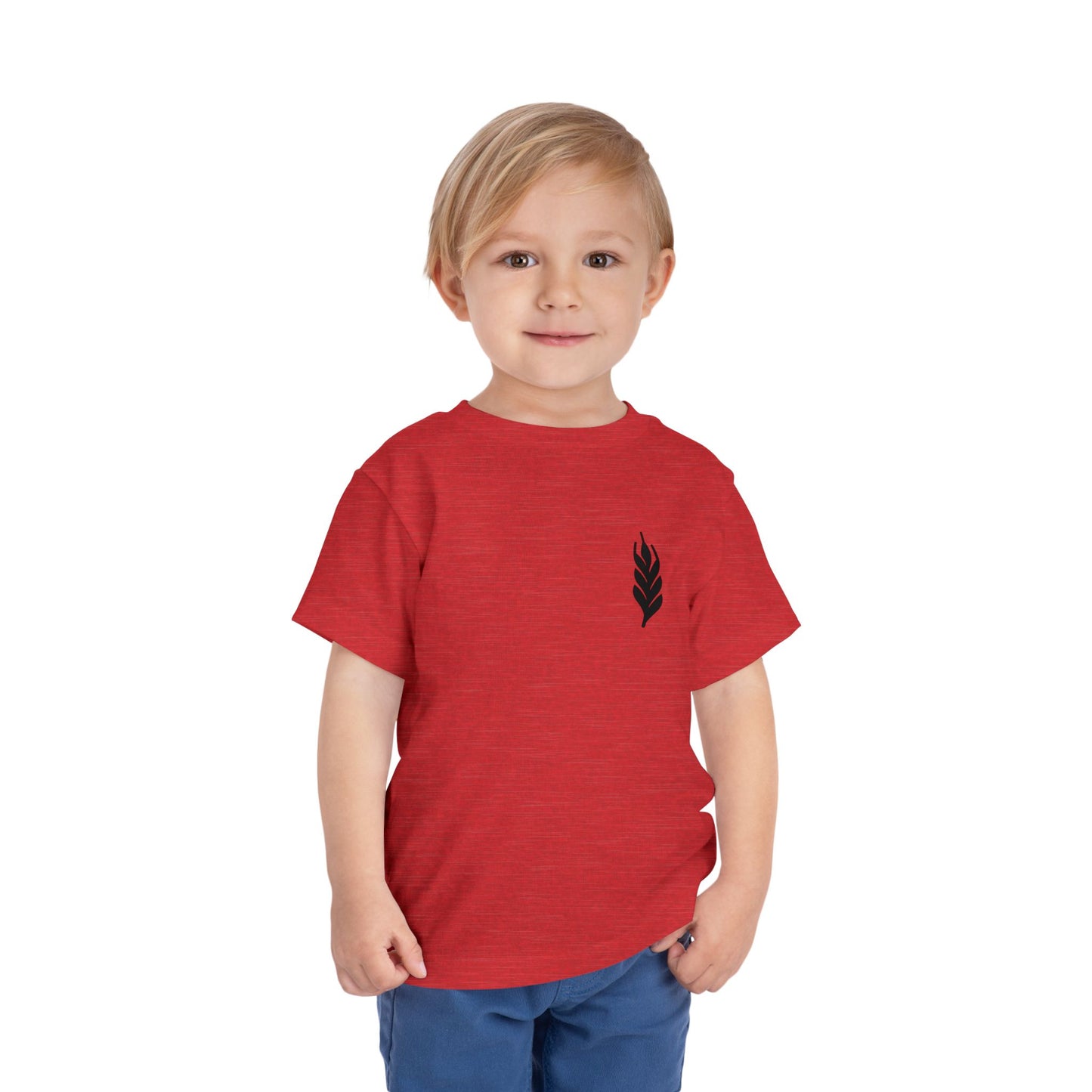 The Gospel - Toddler Short Sleeve Tee - Back Text, Dark-Lettered Edition - (16 Colors)