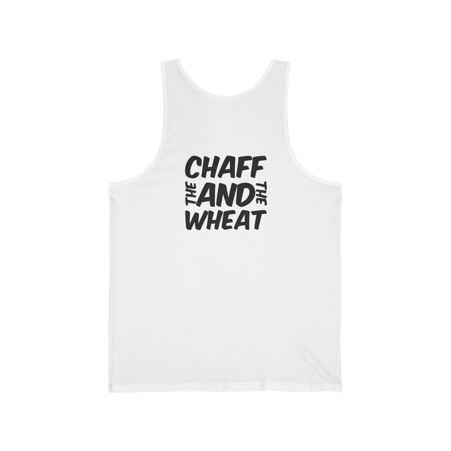 'I declare to you the gospel' - Front Text, Dark Lettered Edition - (4 Color Options) - Adult Unisex Jersey Tank