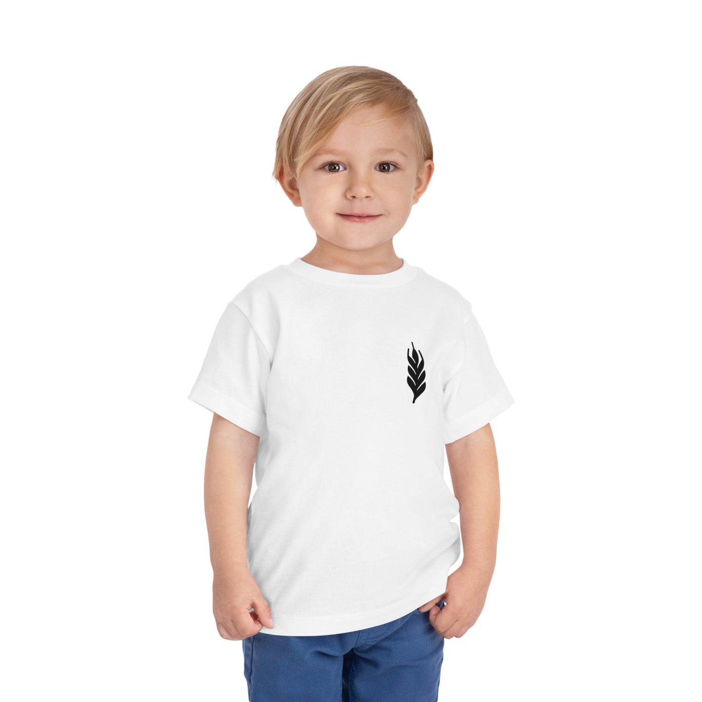 The Gospel - Toddler Short Sleeve Tee - Back Text, Dark-Lettered Edition - (16 Colors)