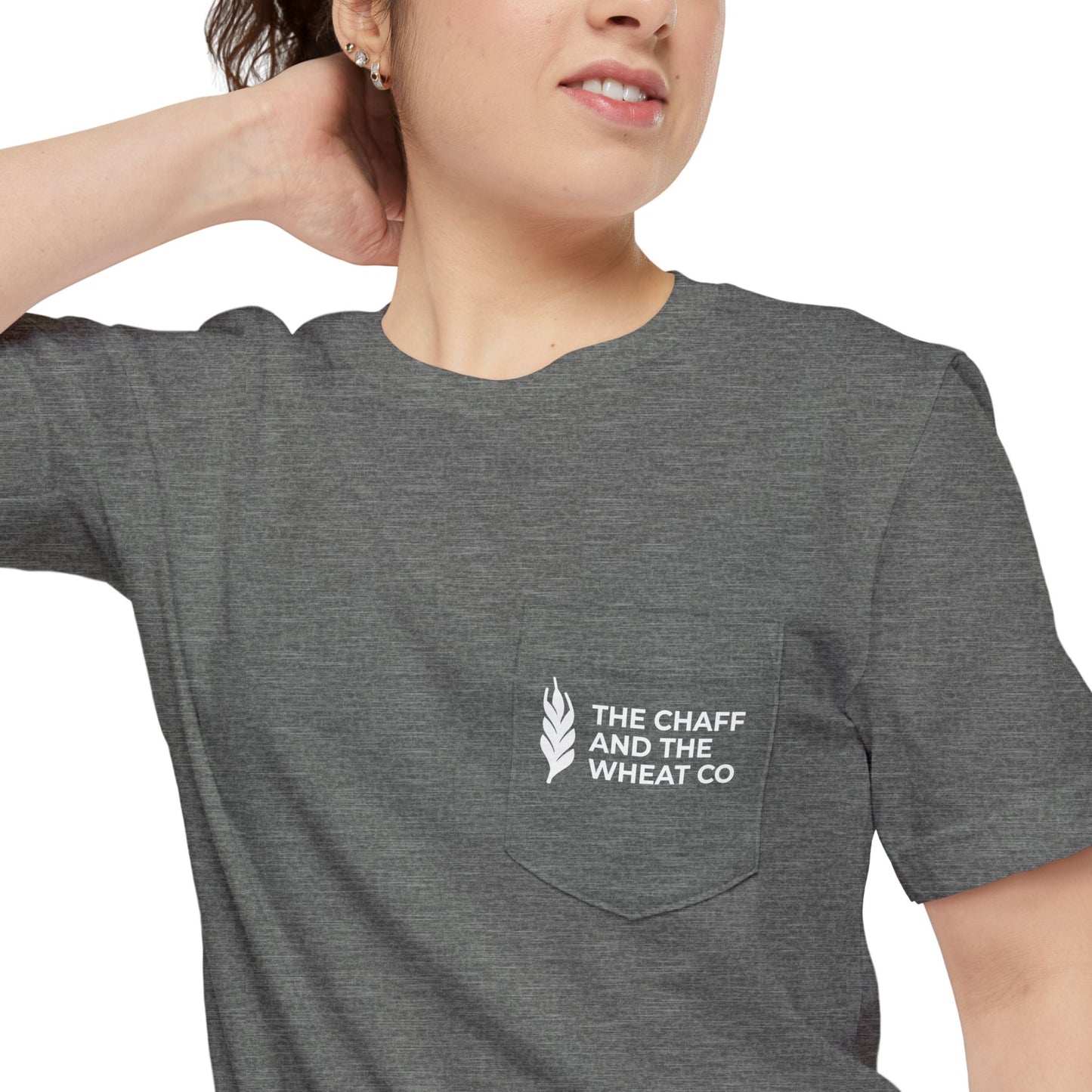 The Gospel - Adult Unisex Pocket Tee - Back Text, Light-Lettered Edition - (5 Colors)