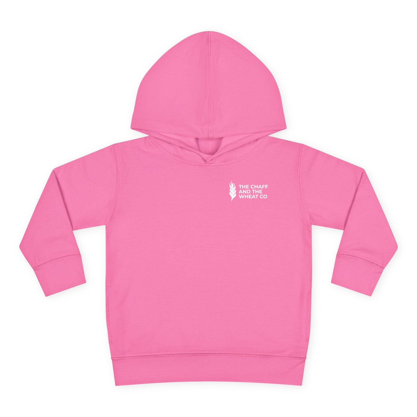 The Gospel - Toddler Pullover Hoodie - Back Text, Light Lettered Edition - (15 Colors)