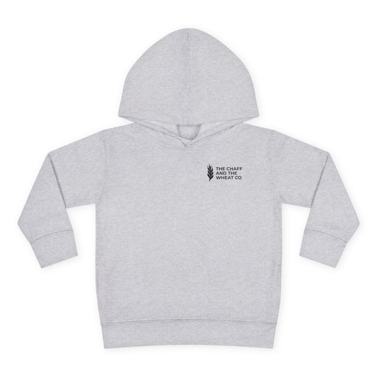 The Gospel - Toddler Pullover Hoodie - Back Text, Dark Lettered Edition - (13 Colors)