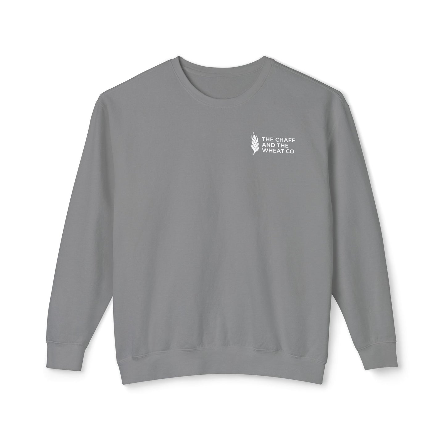 The Gospel - Adult Unisex Crewneck Sweatshirt - Back Text, Light Lettered Edition - (11 Colors)