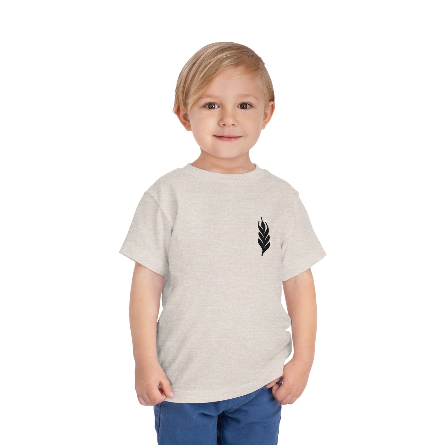 The Gospel - Toddler Short Sleeve Tee - Back Text, Dark-Lettered Edition - (16 Colors)