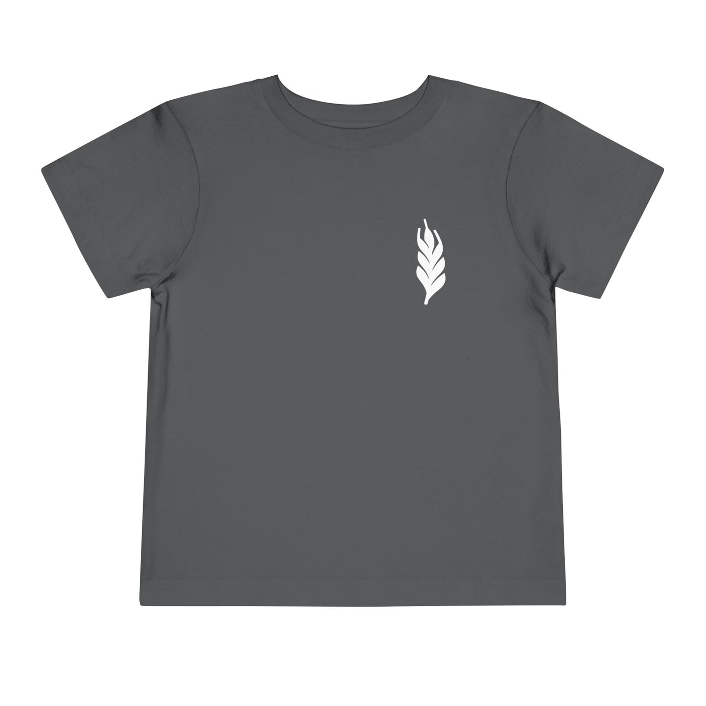 The Gospel - Toddler Short Sleeve Tee - Back Text, Light-Lettered Edition - (15 Colors)